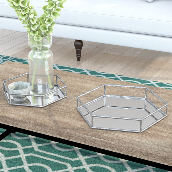 Decorative Glass Trays | Wayfair