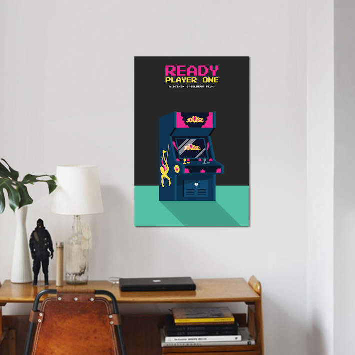 East Urban Home Minimalist Ready Player One Graphic Art Print On Canvas Wayfair (repeat questions) we do not frame the items, this reduces both postage and. minimalist ready player one graphic art print on canvas