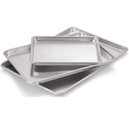 Details about   1Pc Baking Sheets Chef Cookie Sheets Stainless Steel Baking Pans Toaster Oven 