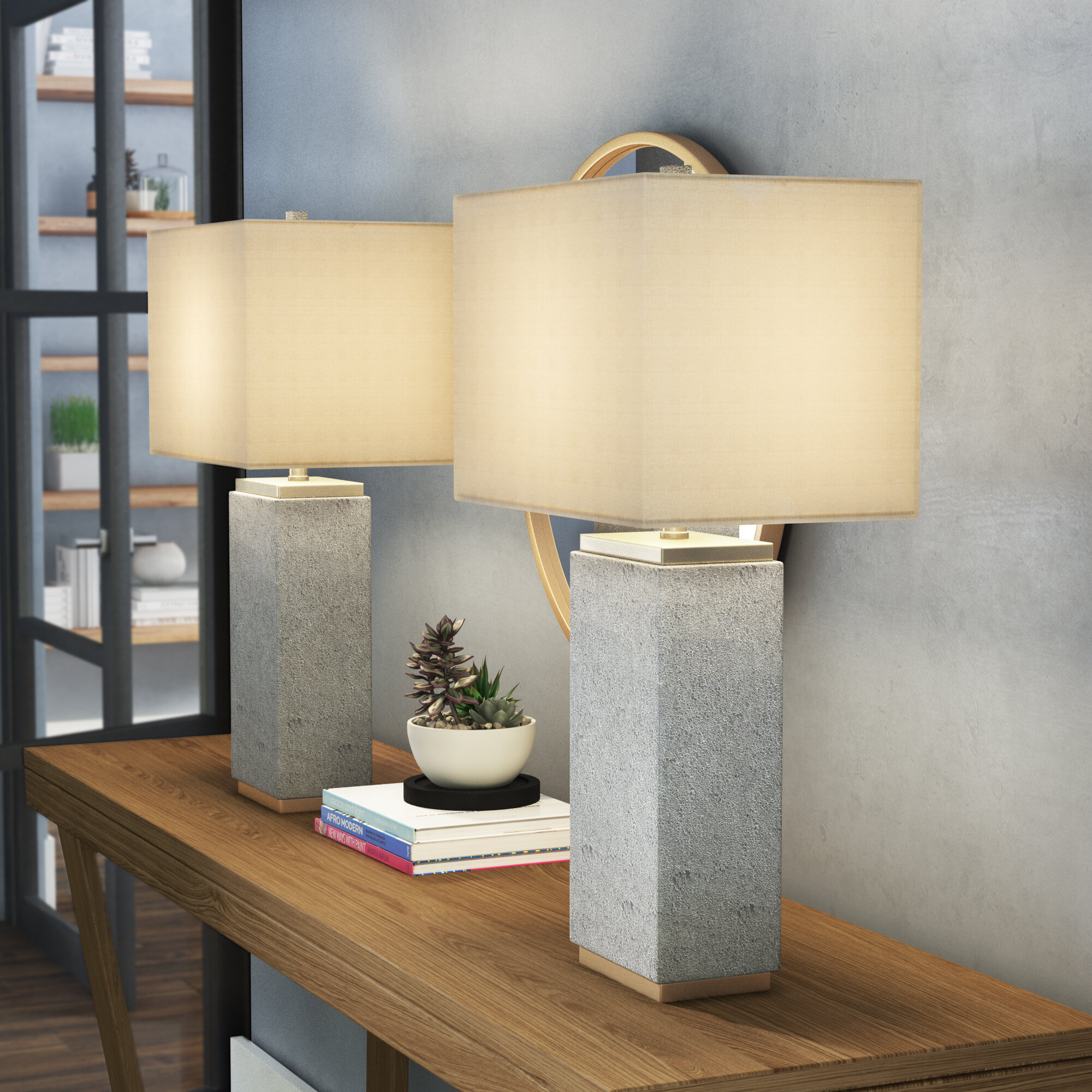 farmhouse nightstand lamps
