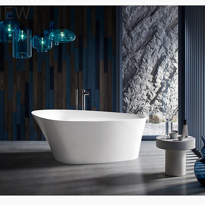 Kohler Veil 66 X 36 Freestanding Bath Reviews Wayfair Kohler Veil 66 X 36 Freestanding