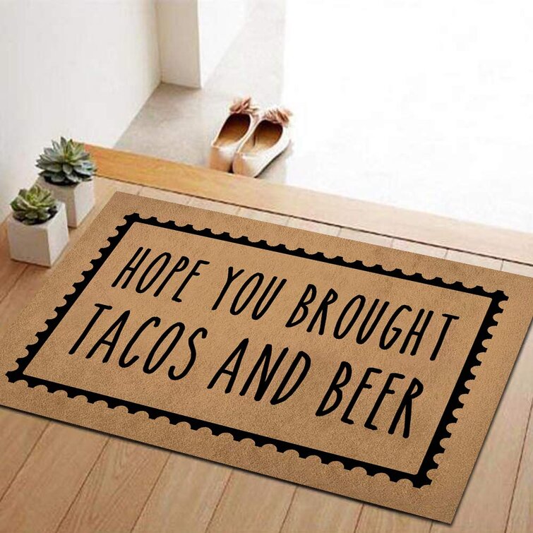 Unwelcome Mat Funny Front Door Mat Funny Doormat for Outside Rude Welcome Mat Sassy Door Mat Come Back When You Have Tacos
