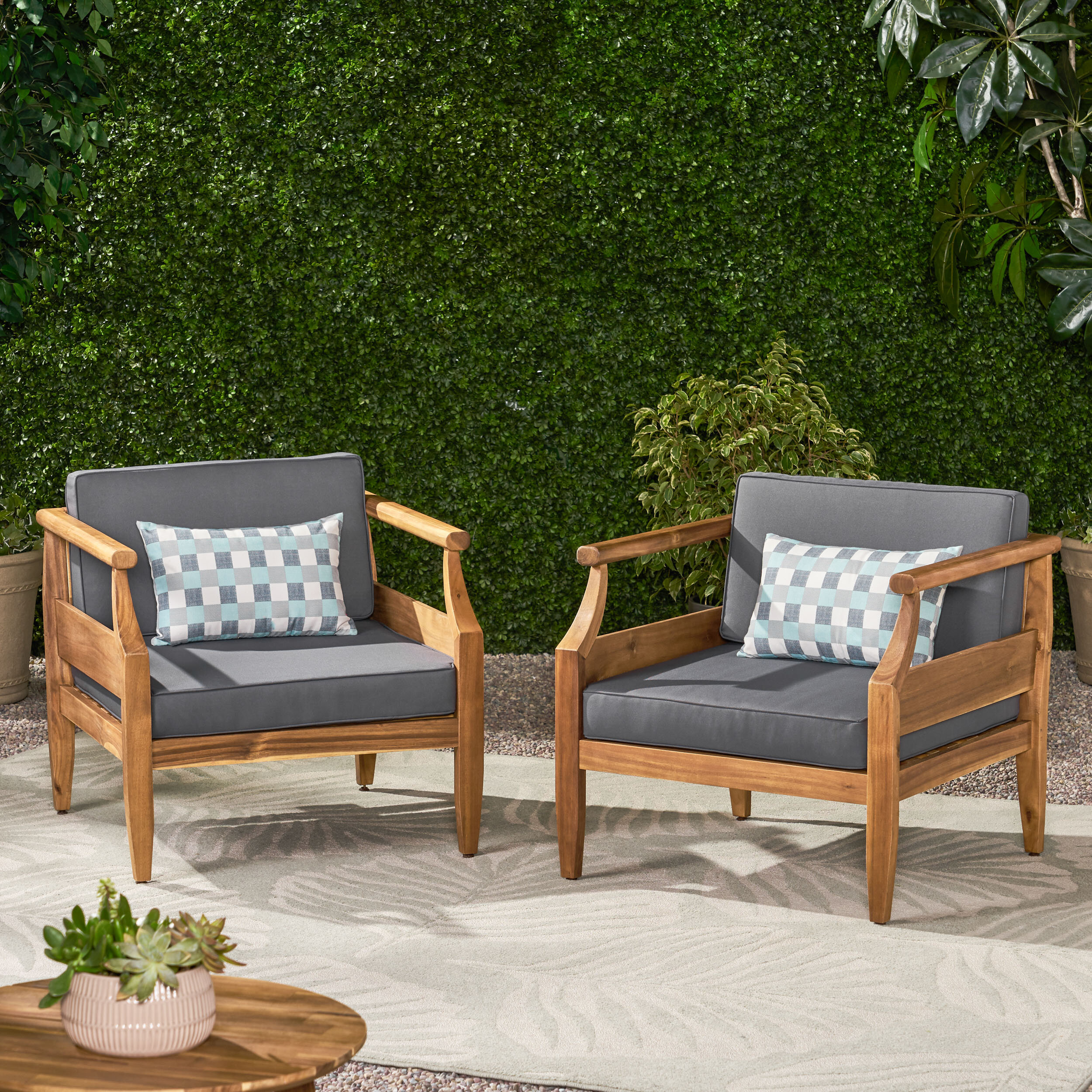 Outdoor Patio Chair With Cushions Reviews Joss Main