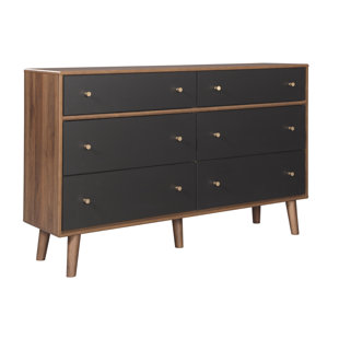 Modern Dressers And Chest Allmodern Scott 6 Drawer Double Dresser