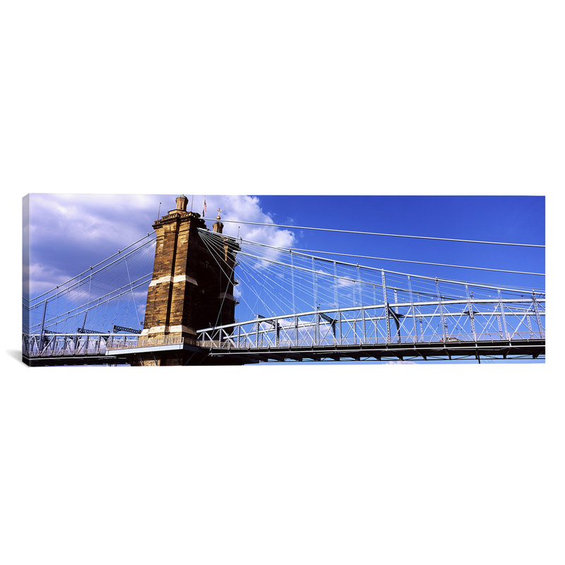 East Urban Home John A Roebling Suspension Bridge Cincinnati Ohio Photographic Print On Canvas Wayfair