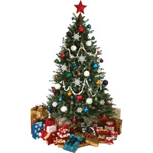 Christmas Tree Cutout Wall Decal