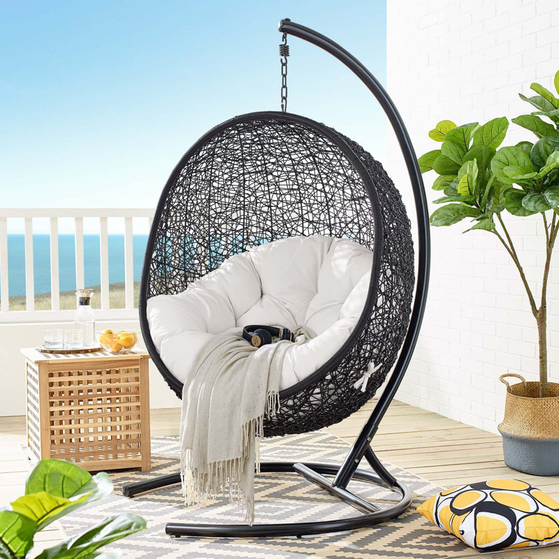 Bayou Breeze Wisser Sunbrella Outdoor Patio Swing Chair With Stand Wayfair Home is our happy place, now more than ever. wisser sunbrella outdoor patio swing chair with stand
