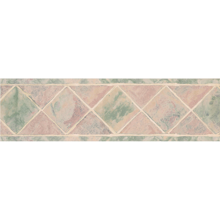 ChesapeakeWallcoverings Rhombus Design 15' L x 7'' W Wallpaper Border