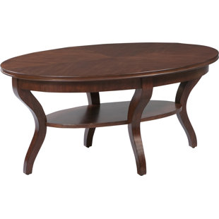 Dark Cherry Oval Coffee Table Wayfair Grandview Oval Coffee Table
