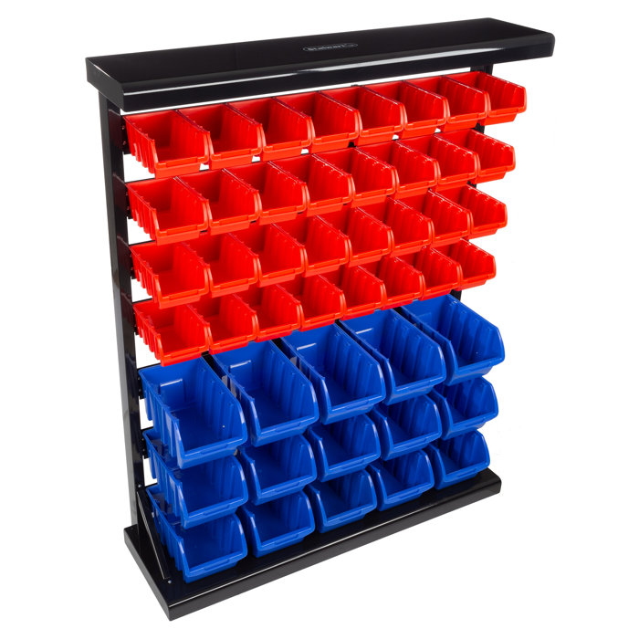 Stalwart Storage Rack Organizer Plastic Craft Case Reviews Wayfair
