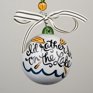 I'd Rather Be on the Lake Ball Ornament