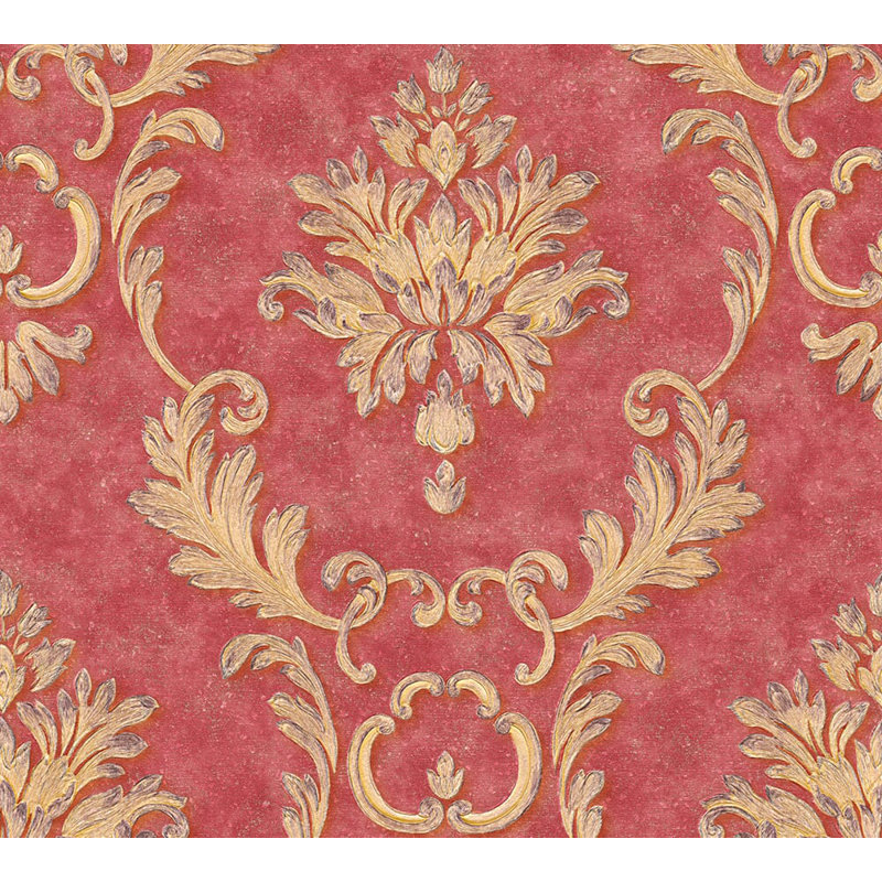 House Of Hampton Lanphear 33 L X 21 W Damask Wallpaper Roll
