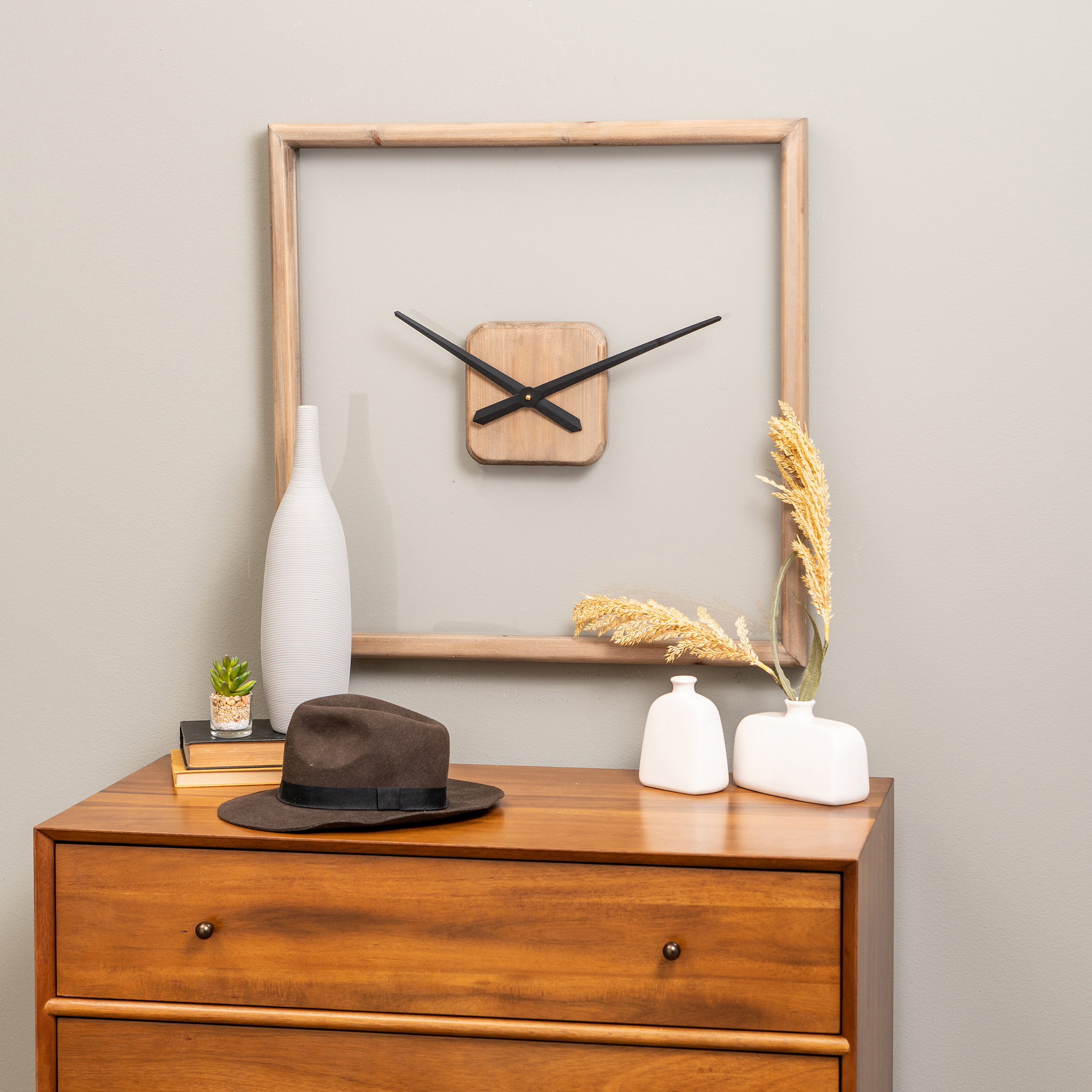 George Oliver Oversized Dempster Wall Clock Wayfair