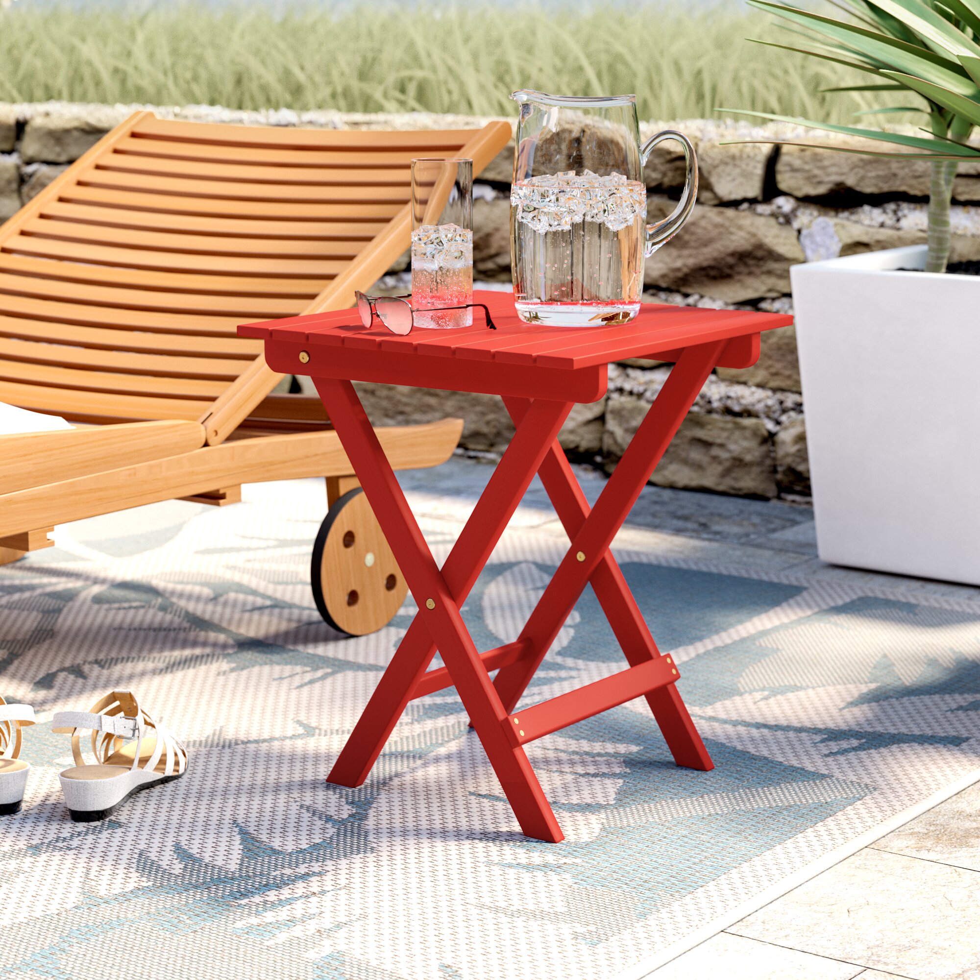 Outdoor Folding Side Patio Tables You Ll Love In 2020