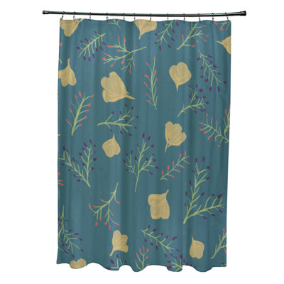 Alcott Hill Orchard Lane Polyester Spring Blooms Floral Single Shower Curtain