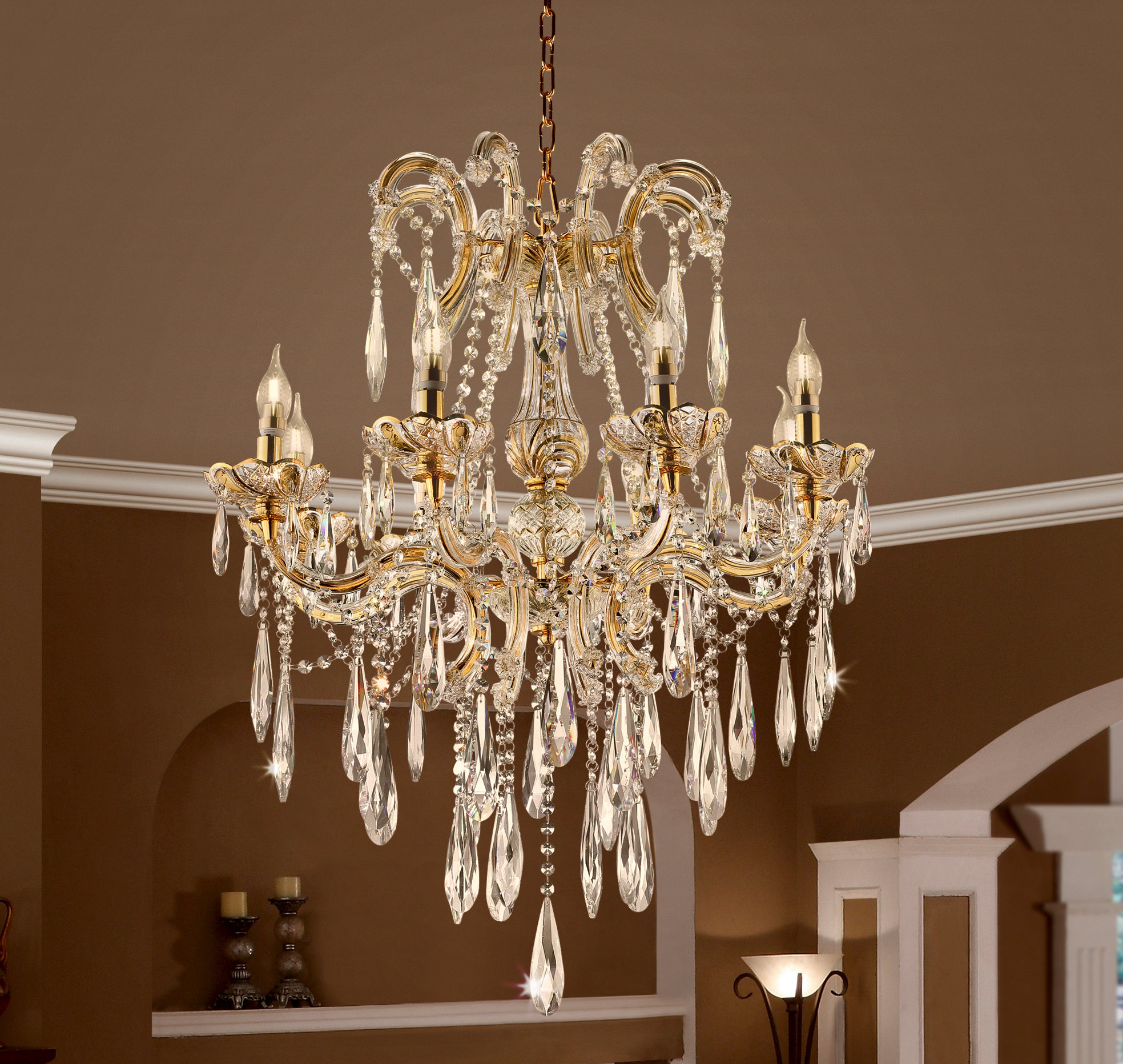 House Of Hampton Washam 8 Light Candle Style Clic Traditional House Of Hampton Washam 8 Light