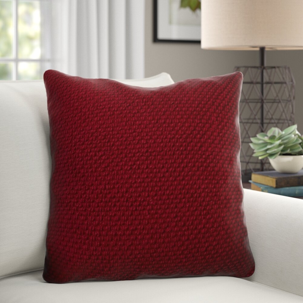 Farmhouse Rustic Red Throw Pillows