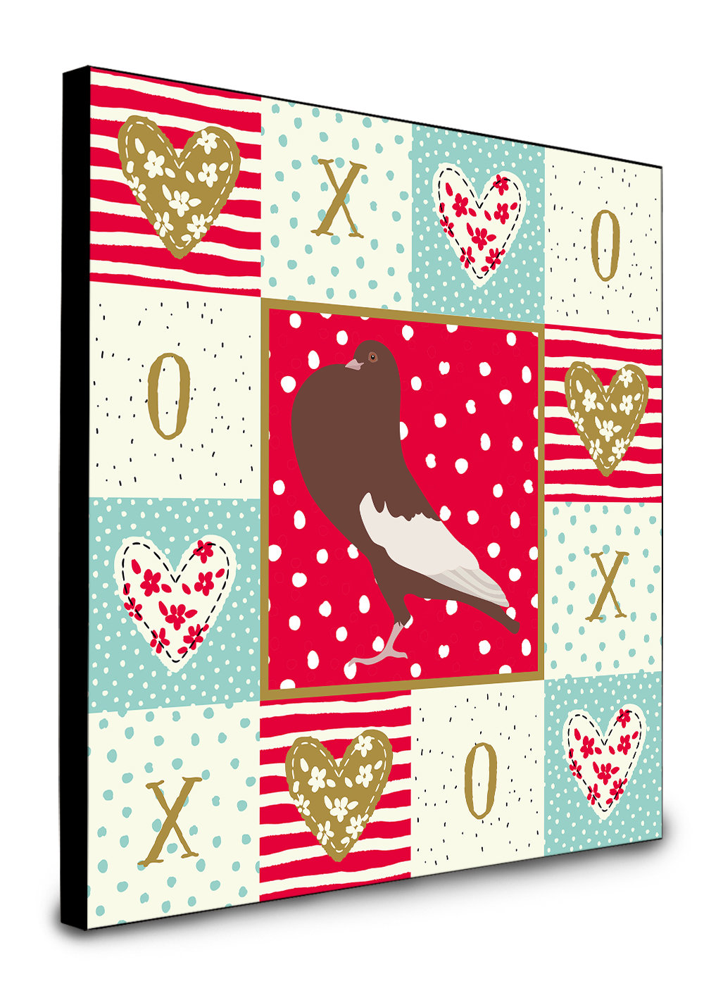 The Holiday Aisle Arria English Pouter Pigeon Artwork Wall Panel Wayfair