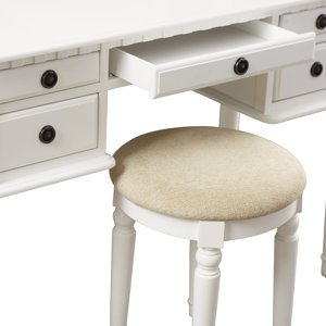 Corner Desk Makeup Vanity