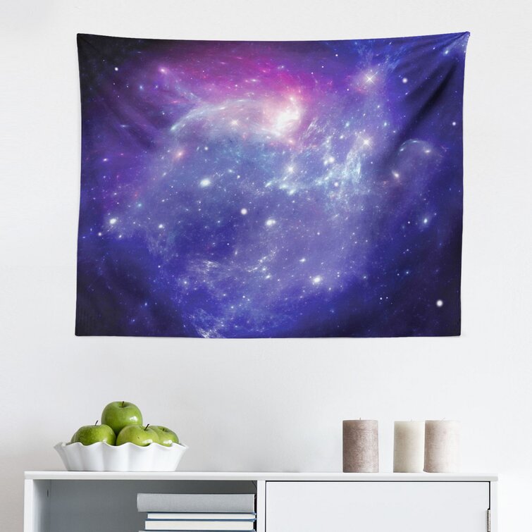 ALAZA Galaxy Nebula Space Starry Universe Shag Collection Non-Slip Area Rug Carpet Doormat for Kitchen Entryway Living Room Bedroom Sofa 1'7 x 3'3