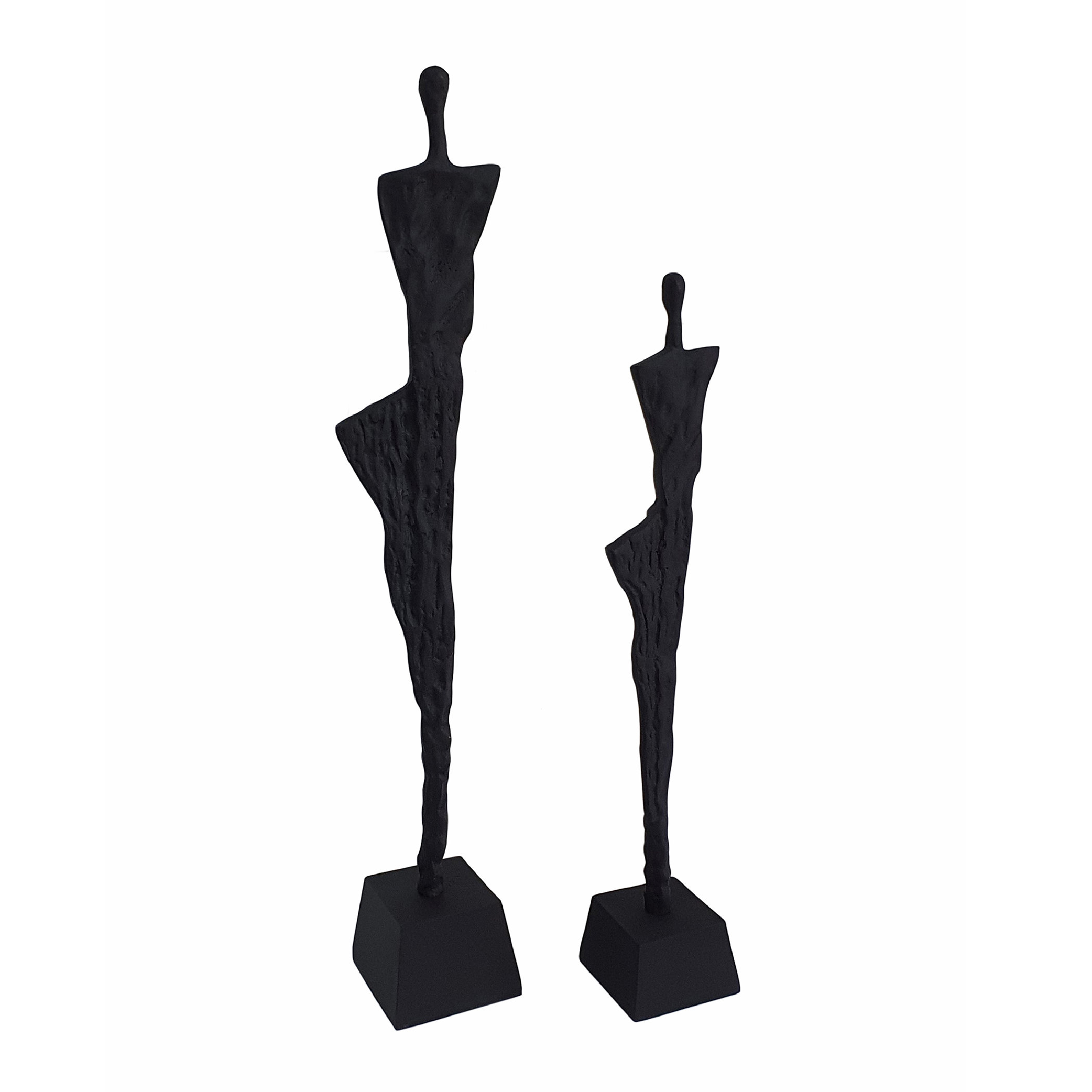 Wrought Studio 2 Pieces Chrysa Human Statue Set Wayfair