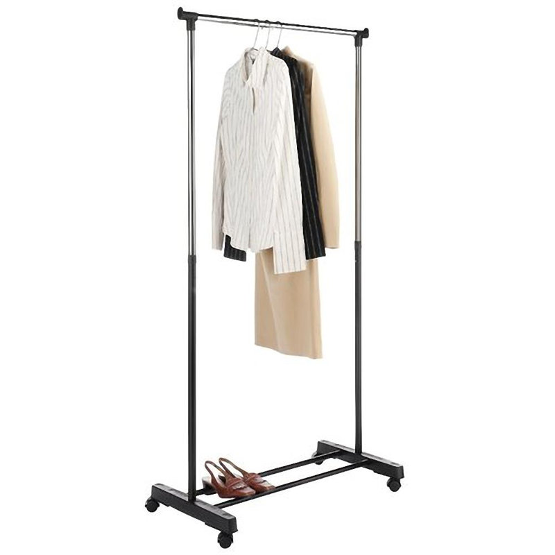 Rebrilliant Ignacio 31 49 Portable Rolling Hanging Garment Rack