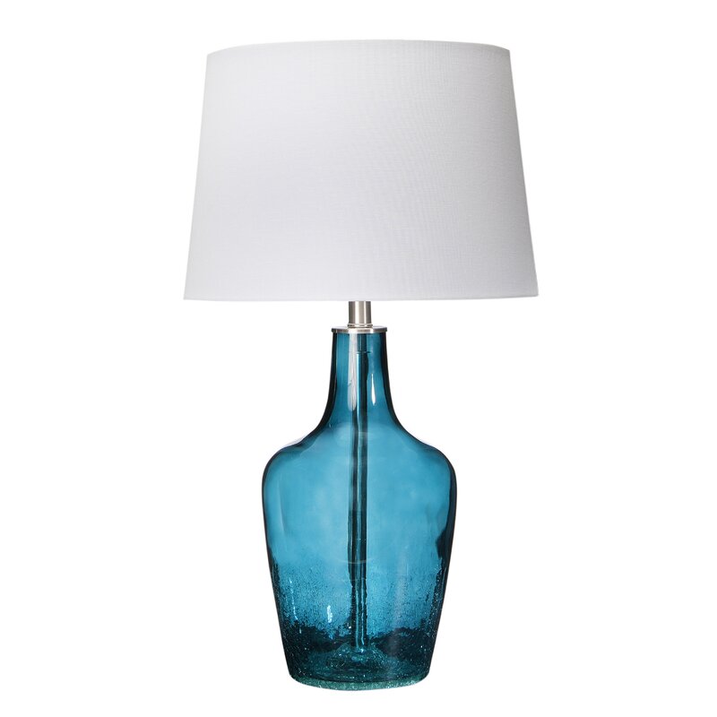Dovecove 27'' Blue Table Lamp | Wayfair