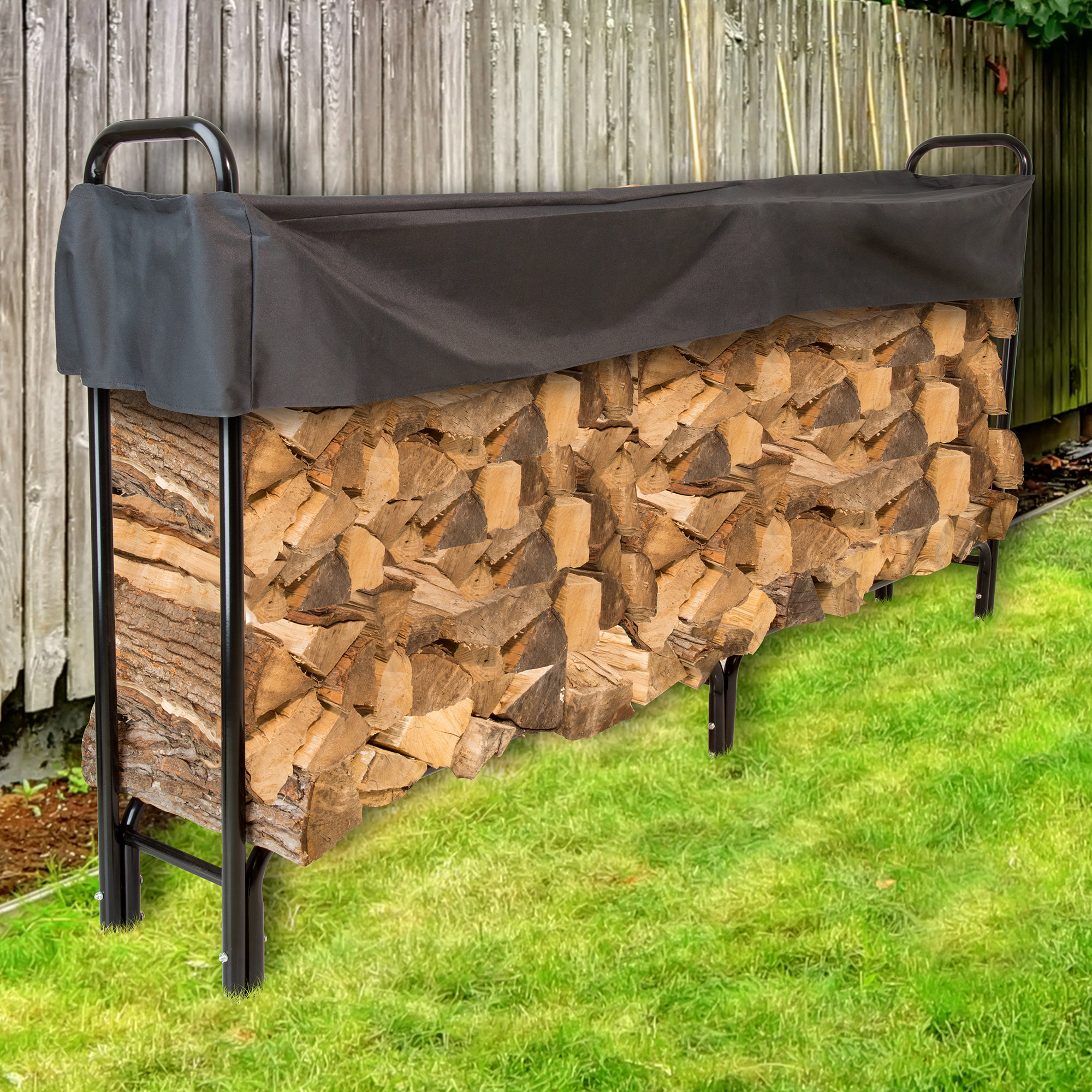 Ebern Designs Fayre Firewood Log Rack & Reviews Wayfair