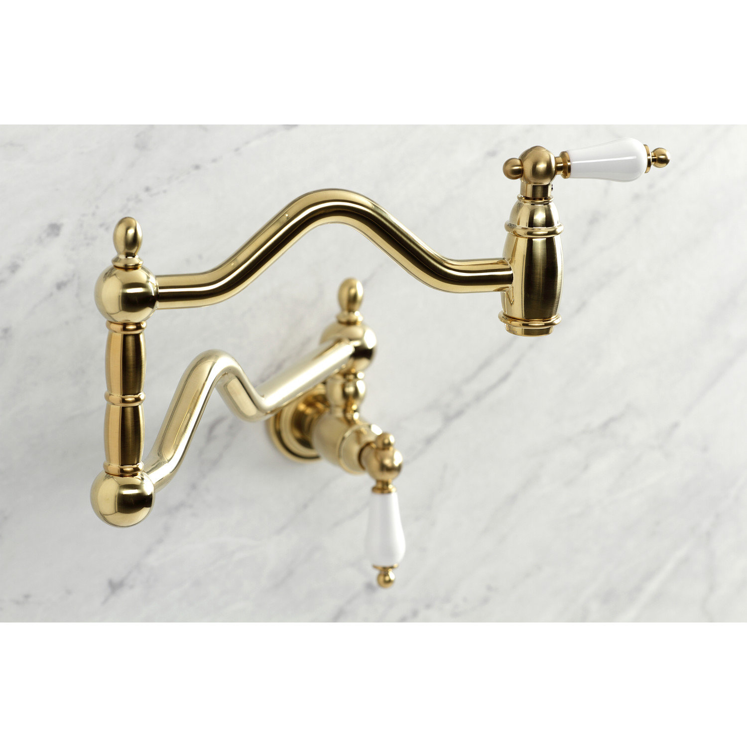 Kingston Brass Heritage Pull Down Pot Filler Wayfair