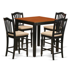 5 Piece Counter Height Pub Table Set b..