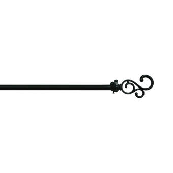 Breakwater Bay Bax Adjustable Single Drapery Single Curtain Rod Reviews Wayfair