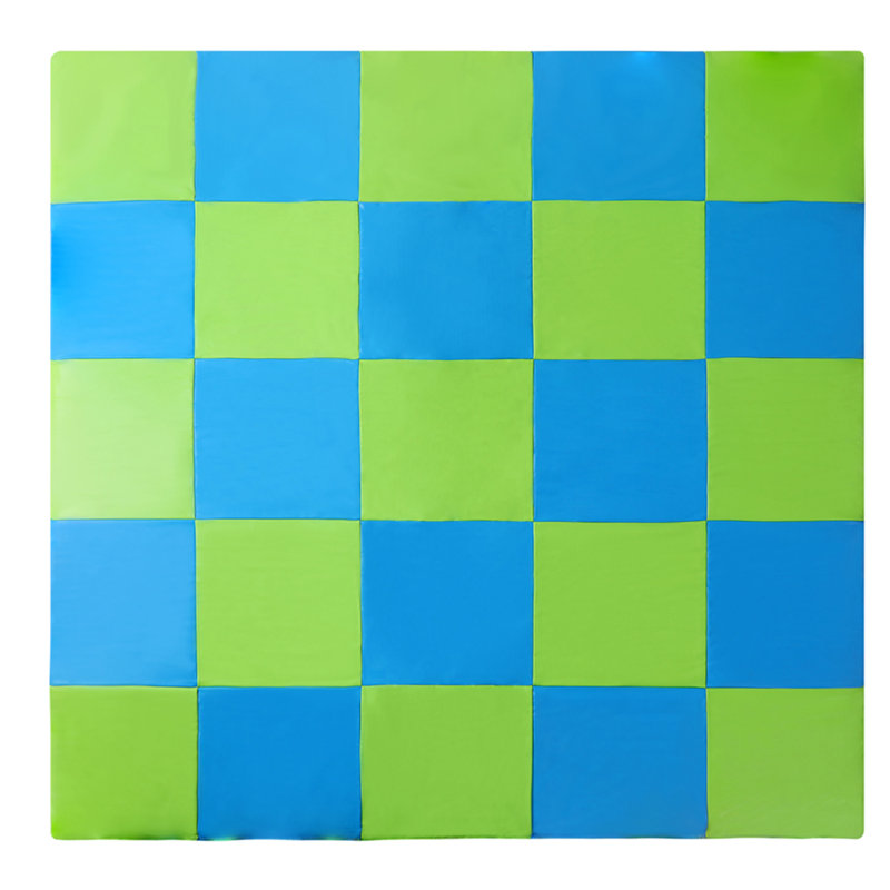 memory foam soft cushioned patchwork baby and toddler activity play mat