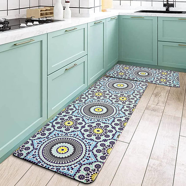 Kitchen Mat, Anti Fatigue Mat PVC Comfort Kitchen Rugs Heavy Duty Kitchen  Rugs And Mats Waterproof Memory Foam Standing Desk Carpet Runner For Sink  ...