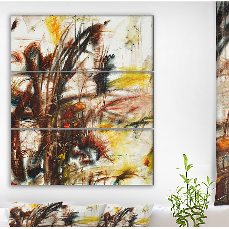 East Urban Home Details Of Nature Painting Oil Painting Print