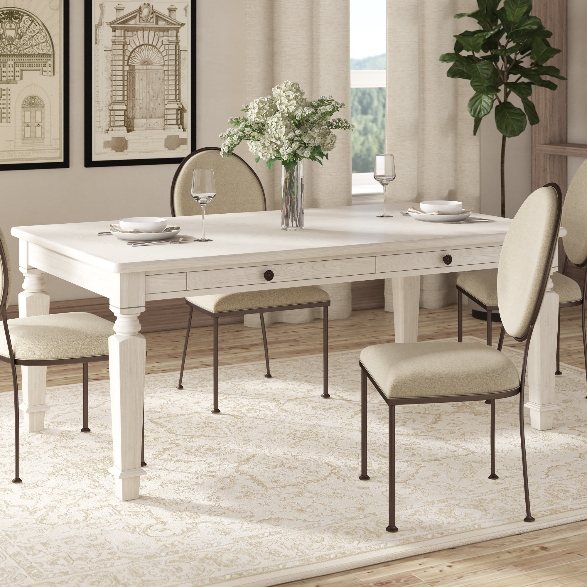 Ophelia Co Tomas 42 Dining Table Reviews Wayfair