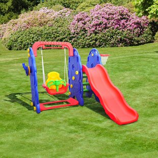 toddler slide swing set