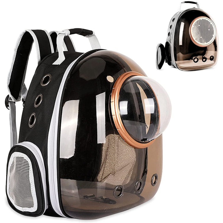 transparent pet carrier