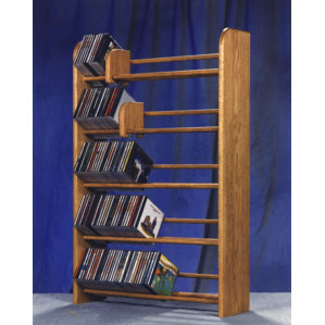 500 Series 275 CD Multimedia Storage Rack by Wood Shed
