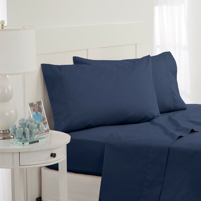 Skipjack 300 Thread Count 100% Cotton Sheet Set Southern Tide Color: Blue, Size: Twin XL