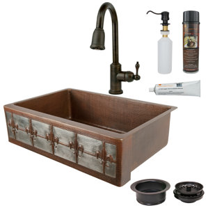 Premier Copper Products Fleur De Lis 33