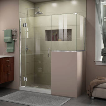 Samson 60 W X 75 H Framed Rectangle Shower Stall And Base Included Wayfair