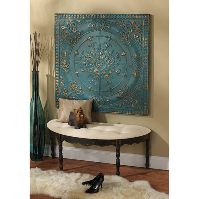 Viennese Pressed Metal Ceiling Tile Wall Decor Joss Main