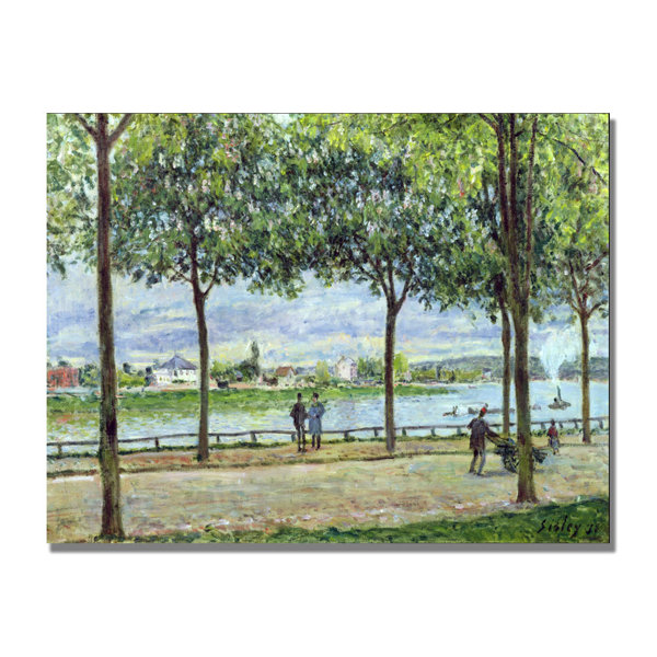 Trademark Art The Avenue Of Chestnut Trees Ii By Alfred Sisley
