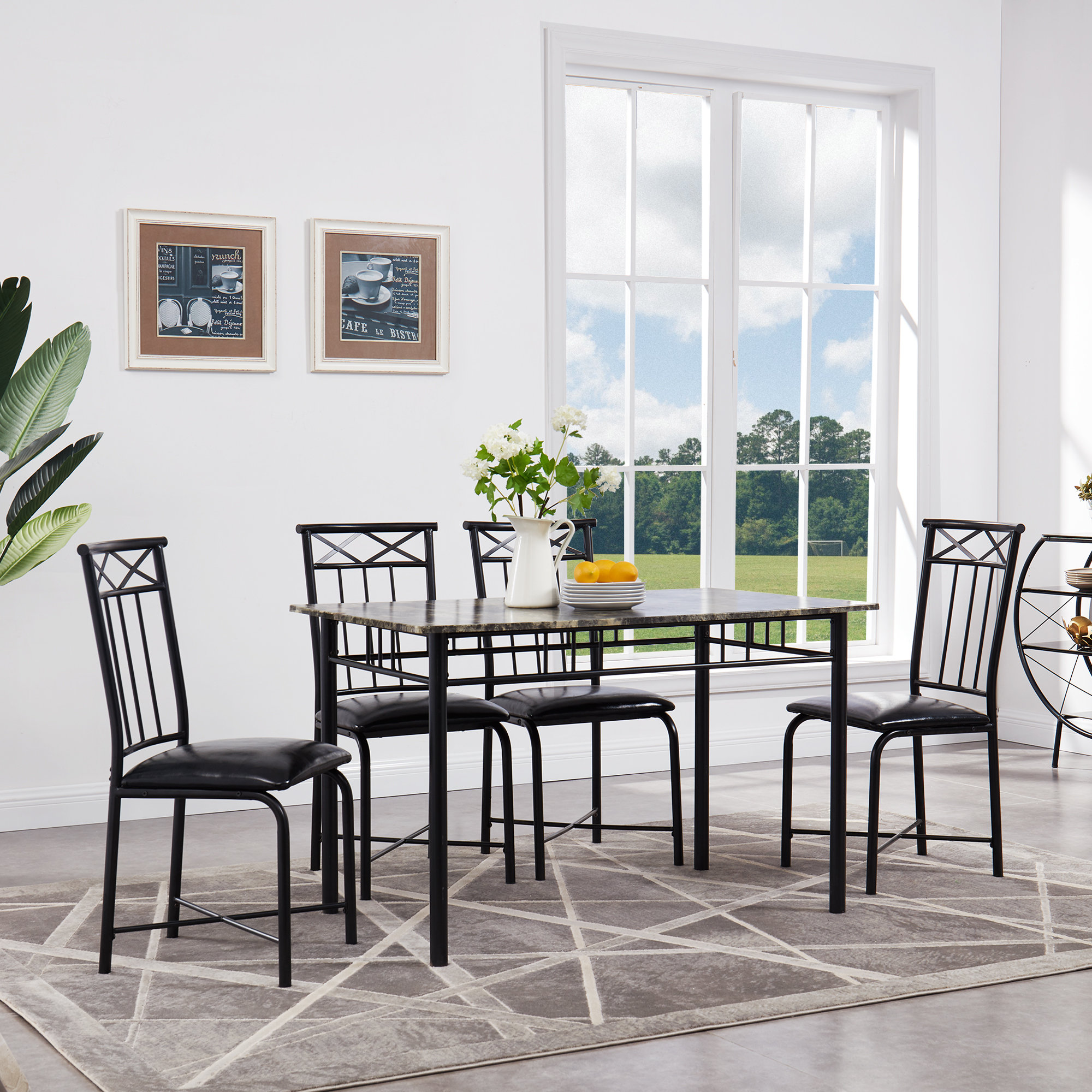 Register 5 Piece Dining Set Register 5 Piece Dining Set