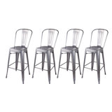 Eddie 30 Bar Stool (Set of 4) by 17 Stories