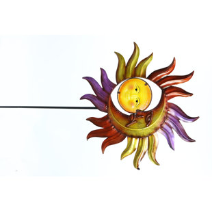 Sun And Moon Garden Decor Wayfair Sun And Moon Garden Stake
