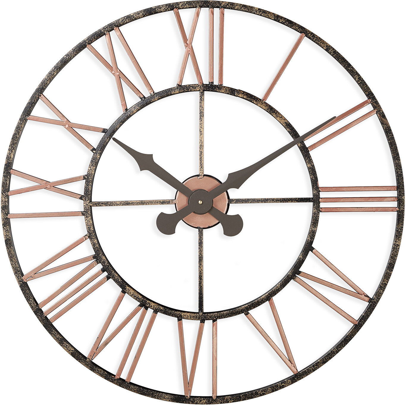 Roger Lascelles Clocks Oversized Vintage 70cm Wall Clock Reviews Wayfaircouk