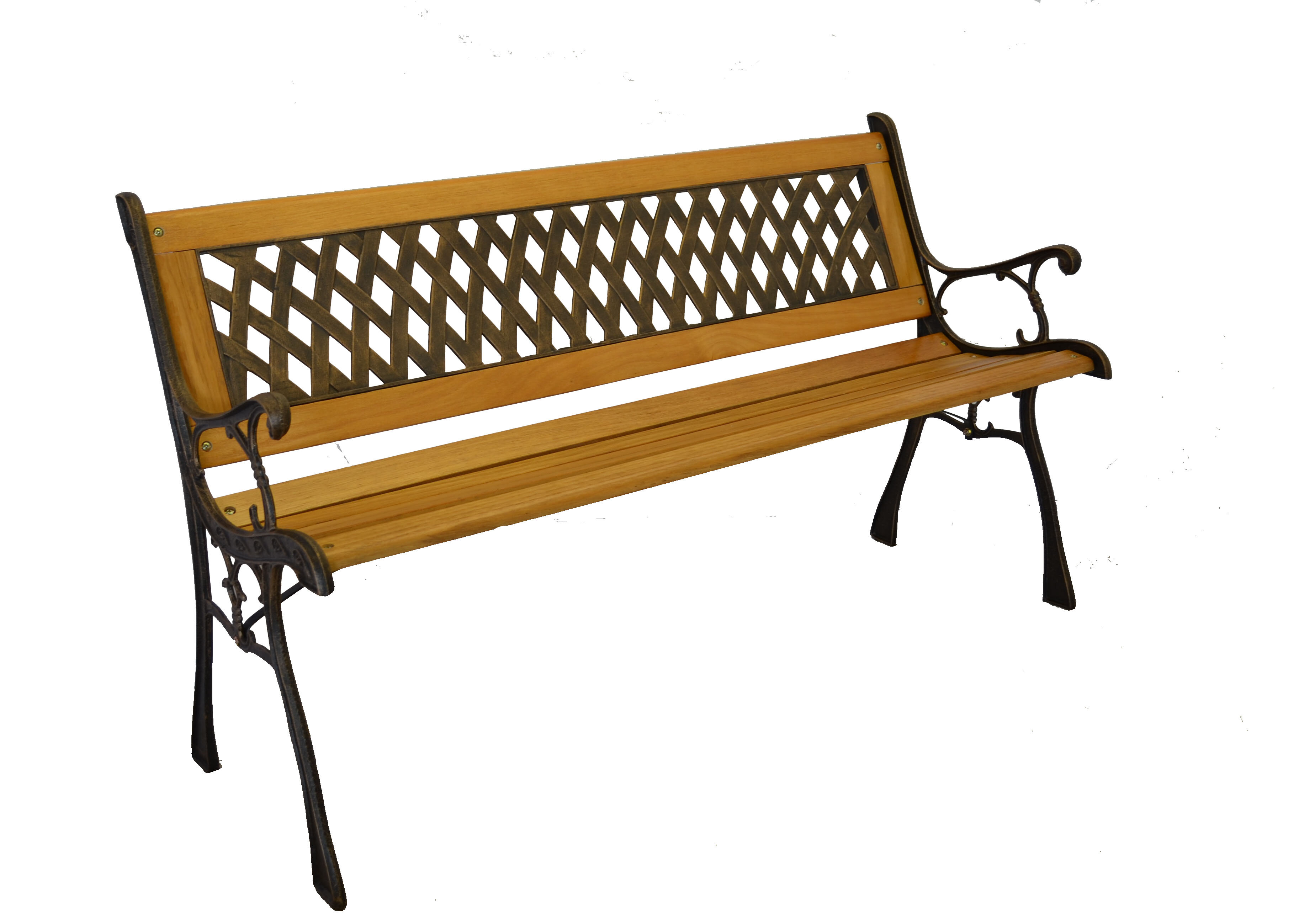 Wood and Iron Benches