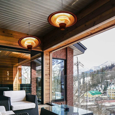 1500 Watt Electric Hanging Patio Heater Star Patio