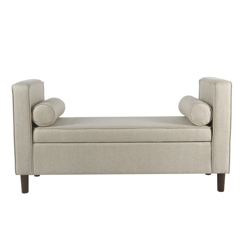 Telesphorus Upholstered Flip Top Storage Bench Reviews Joss Main